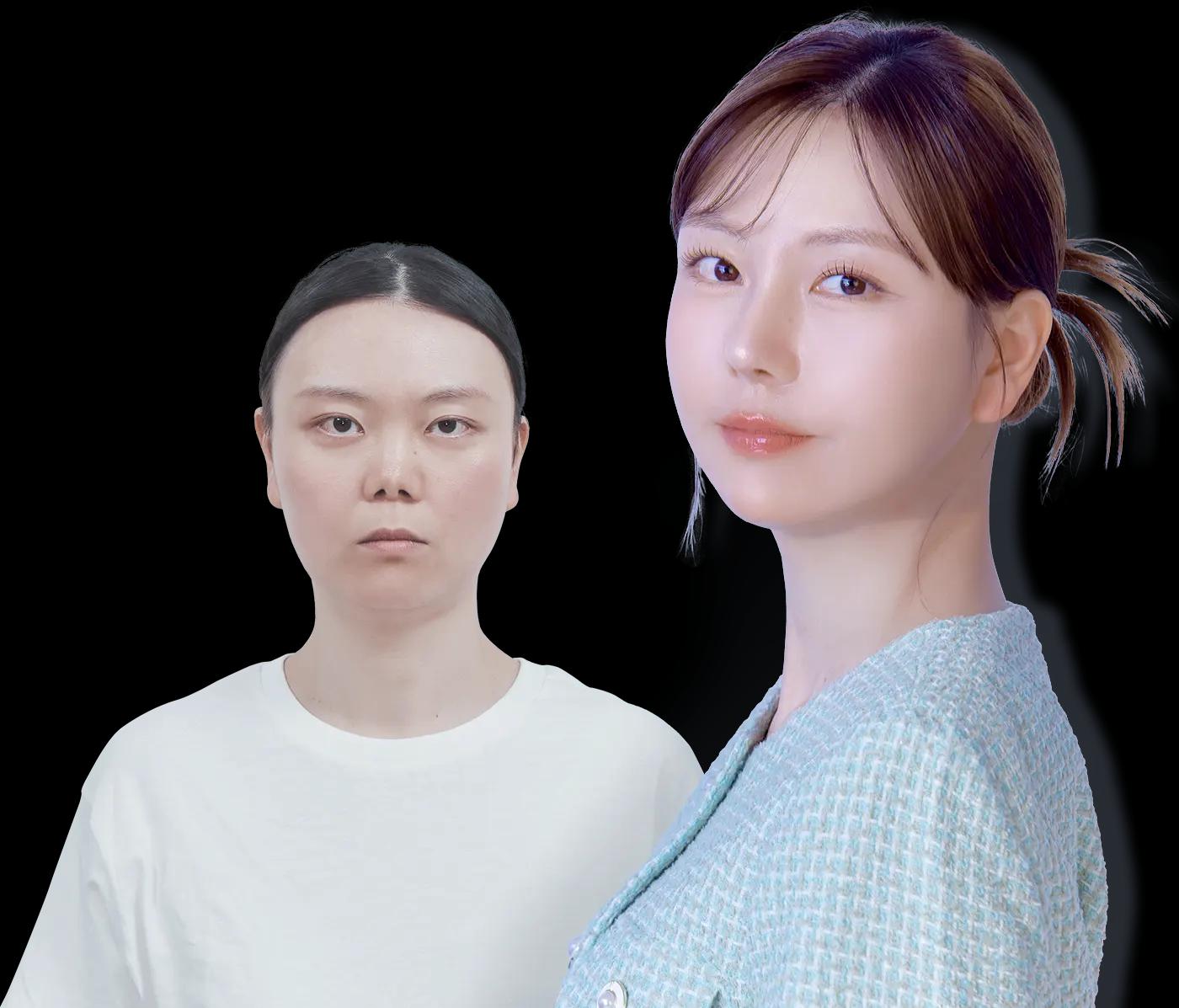 Make Me Girl before and after photo