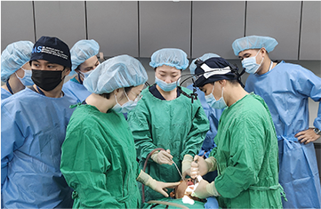 Live Surgery for Facial Contouring